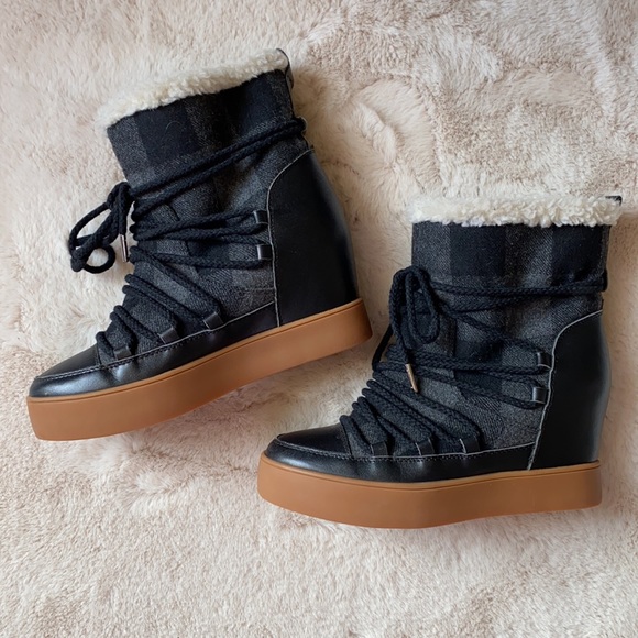 Anthropologie Shoe the Bear Trish Wool Boot Sz 7.5 - Picture 2 of 7